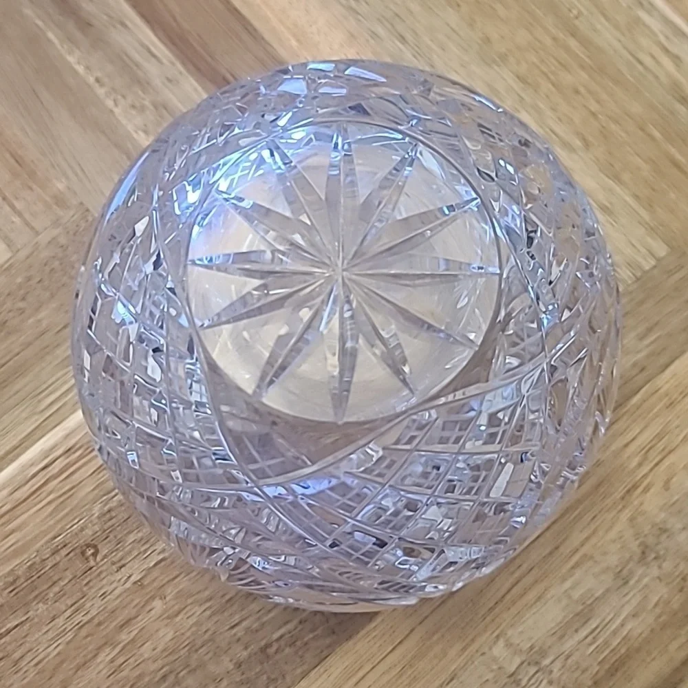 Crystal Rose Bowl 